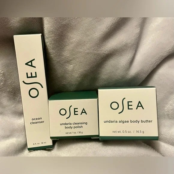 OSEA 3-Pc BundleOcean CleanserUndaria Algae Body Butter & Cleansing Polish